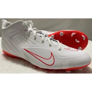 Nike Alpha Huarache 8 Varsity Red Lacrosse Cleats CZ6558-105 Mens Size 12
